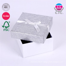 customized pretty cardboard paper gift box with lid